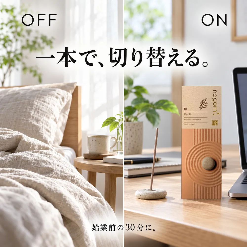 一本で、切り替える。始業前の30分に